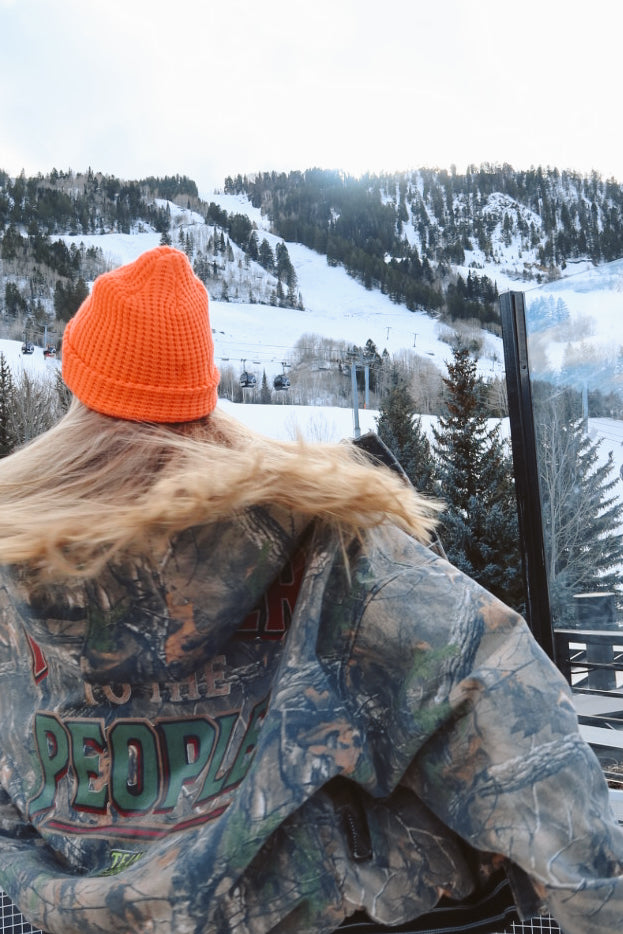 THE BEANIE - FLUORO ORANGE