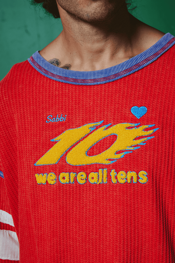 THE TEN ENERGY TEE - RED