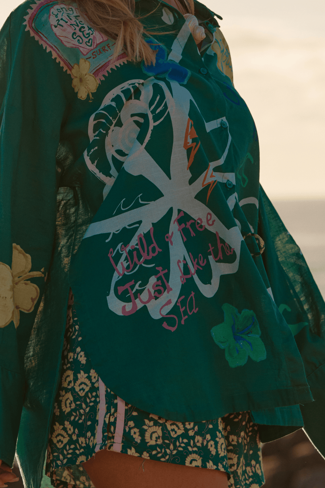 THE DON JULIO SHIRT - SEAS THE DAY - GREEN