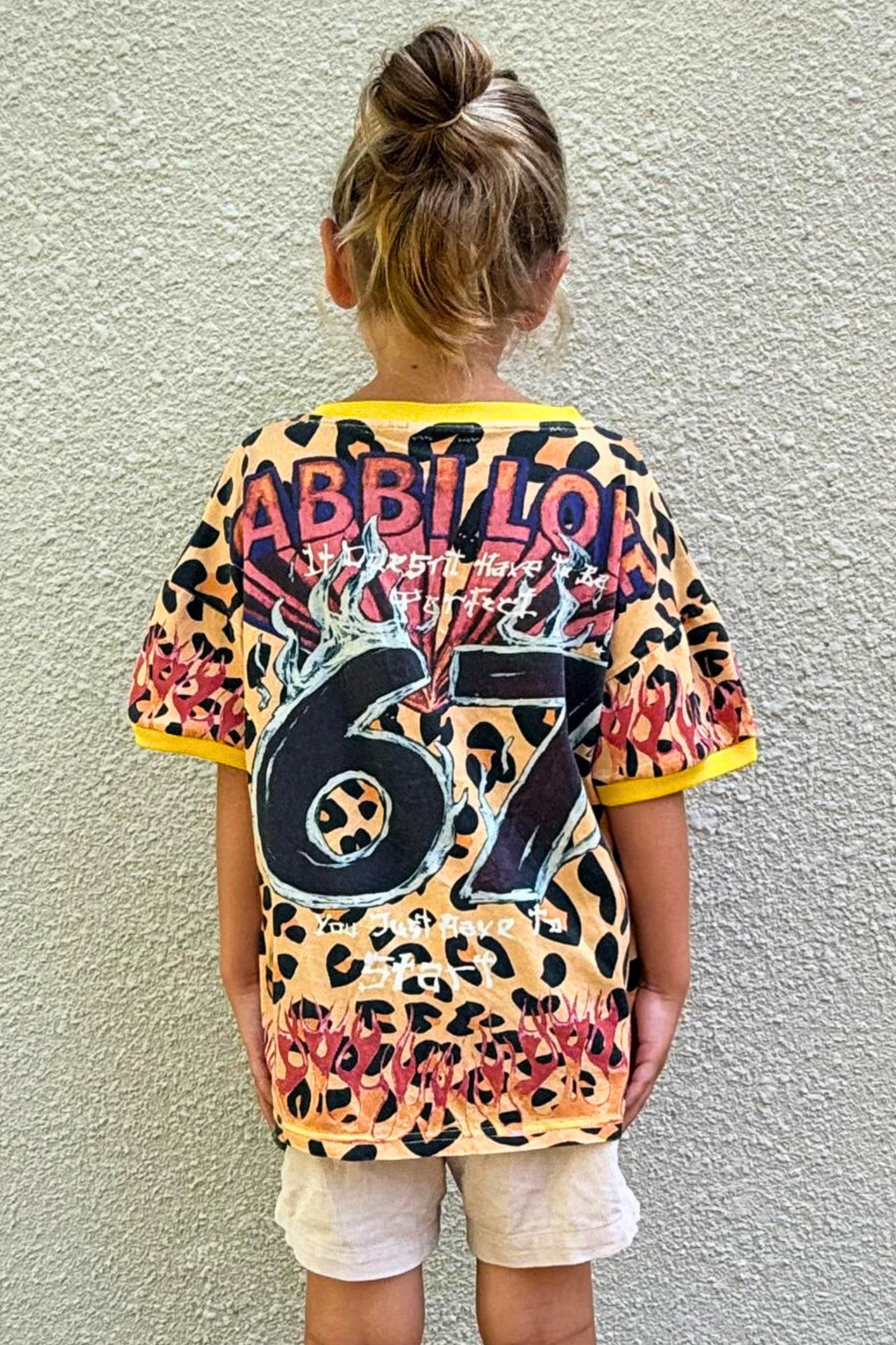 THE KIDS 67 TEE - LEOPARD