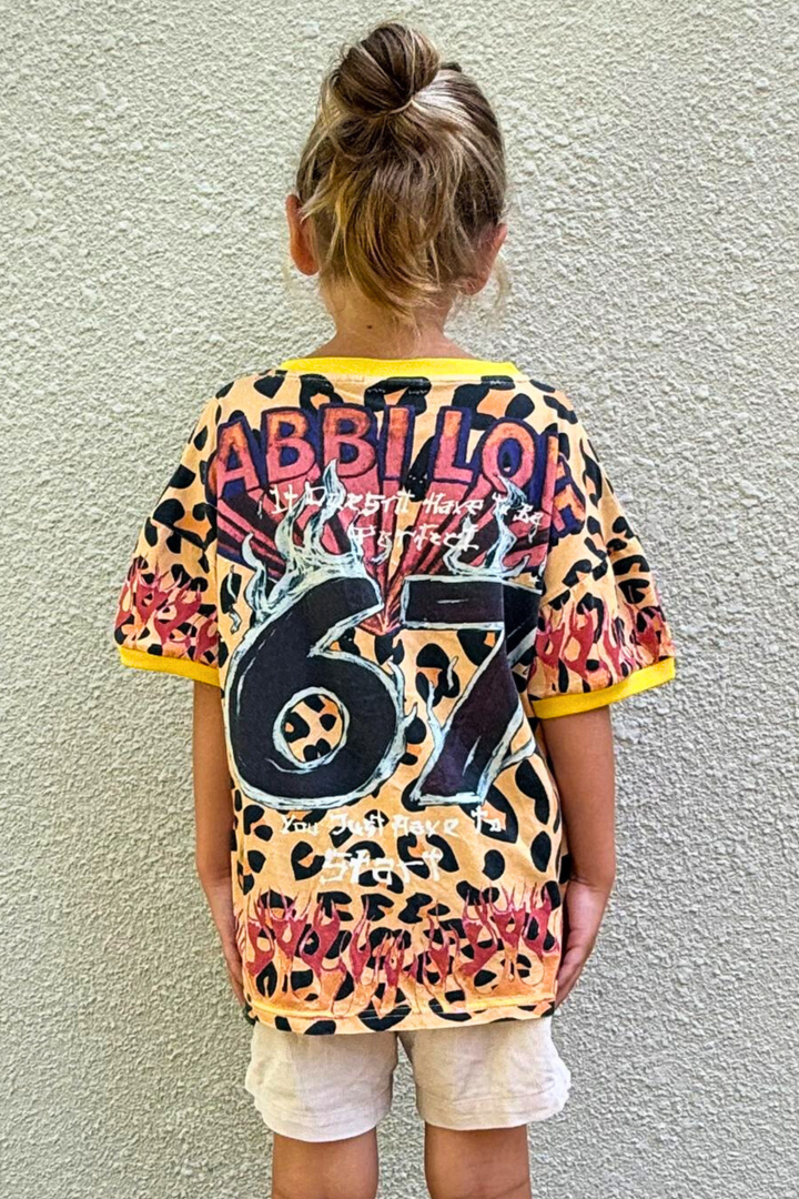 THE KIDS 67 TEE - LEOPARD