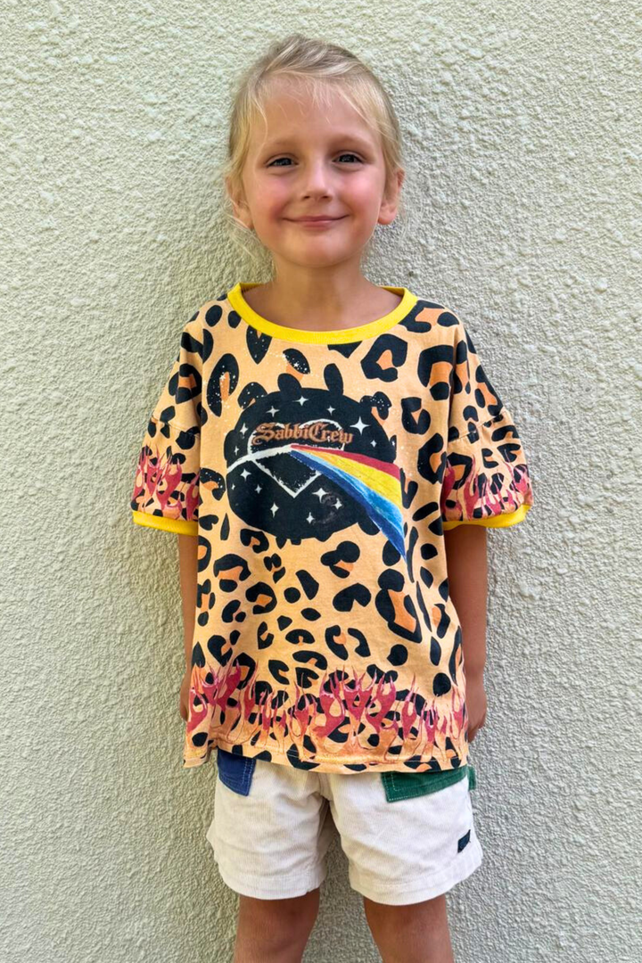 THE KIDS 67 TEE - LEOPARD
