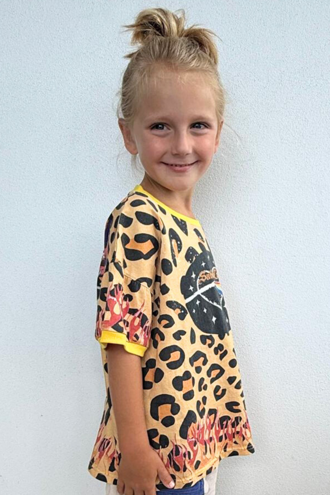 THE KIDS 67 TEE - LEOPARD