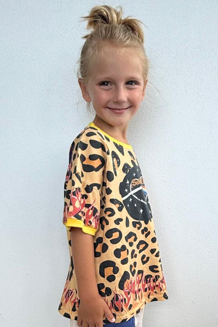 THE KIDS 67 TEE - LEOPARD