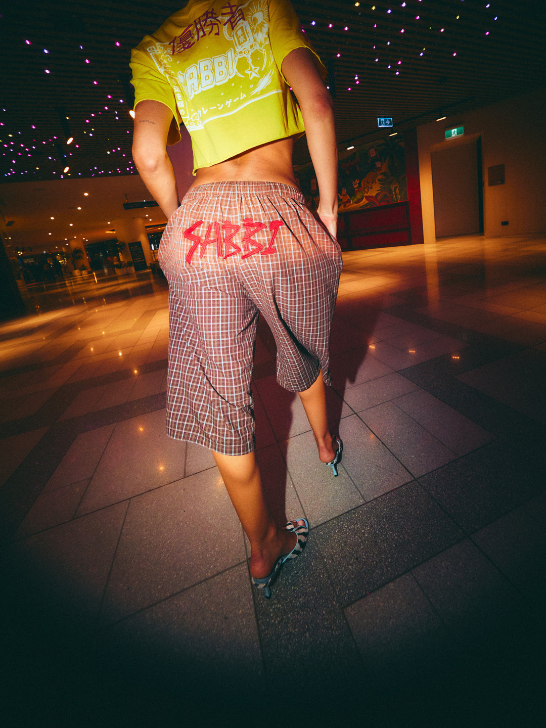 THE TOKYO PLAID JORT