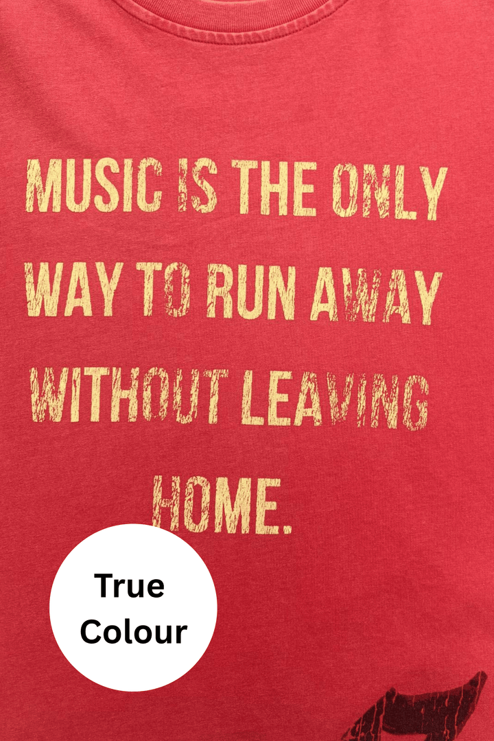 THE VINYL SHOP TEE - RED