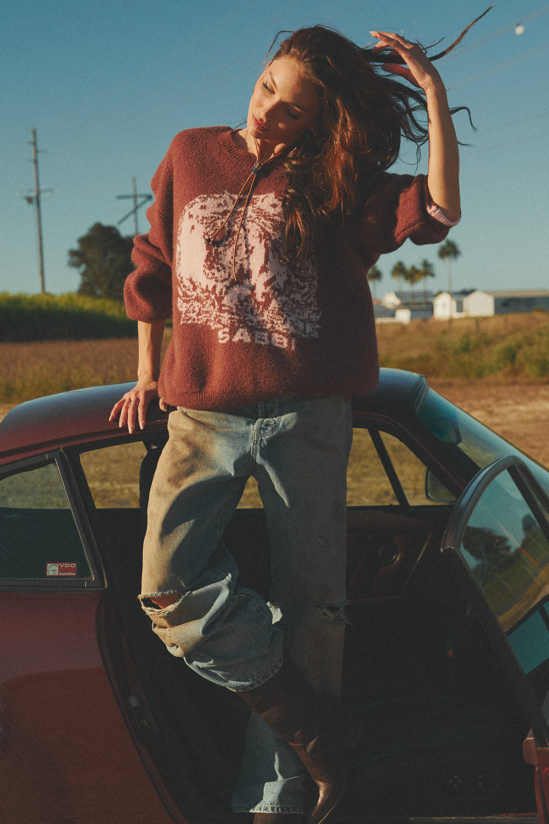 THE WHO THE BUCK CARES KNIT JUMPER
