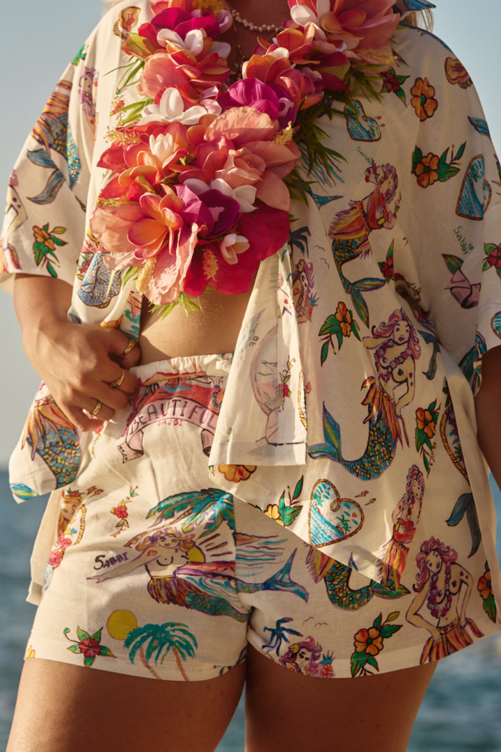 THE ALTOS SHORT - YOU'RE BEAUTIFUL WHITE