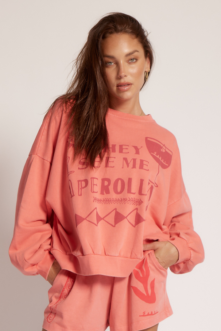 THE CALI JUMPER - APEROLLIN - PINK MELON