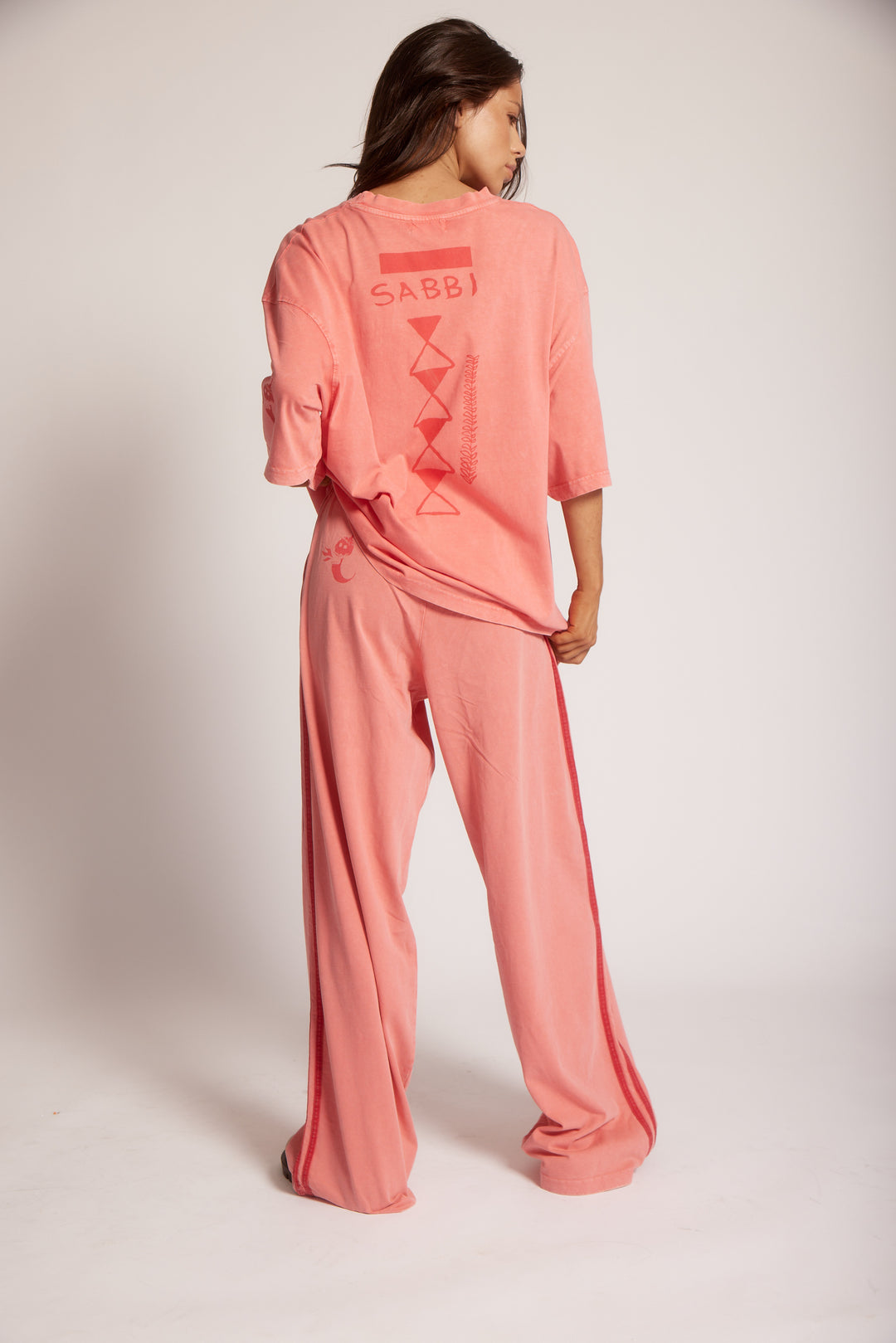 THE APEROLLIN CHIDO PANT - PINK MELON