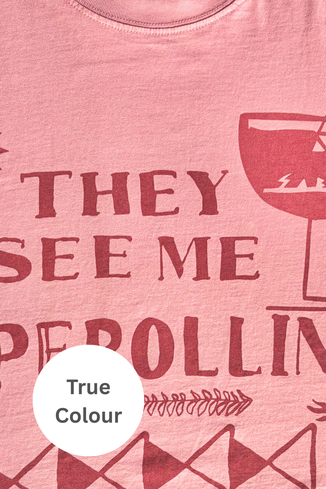 THE VERY OVERSIZED APEROLLIN TEE - PINK MELON