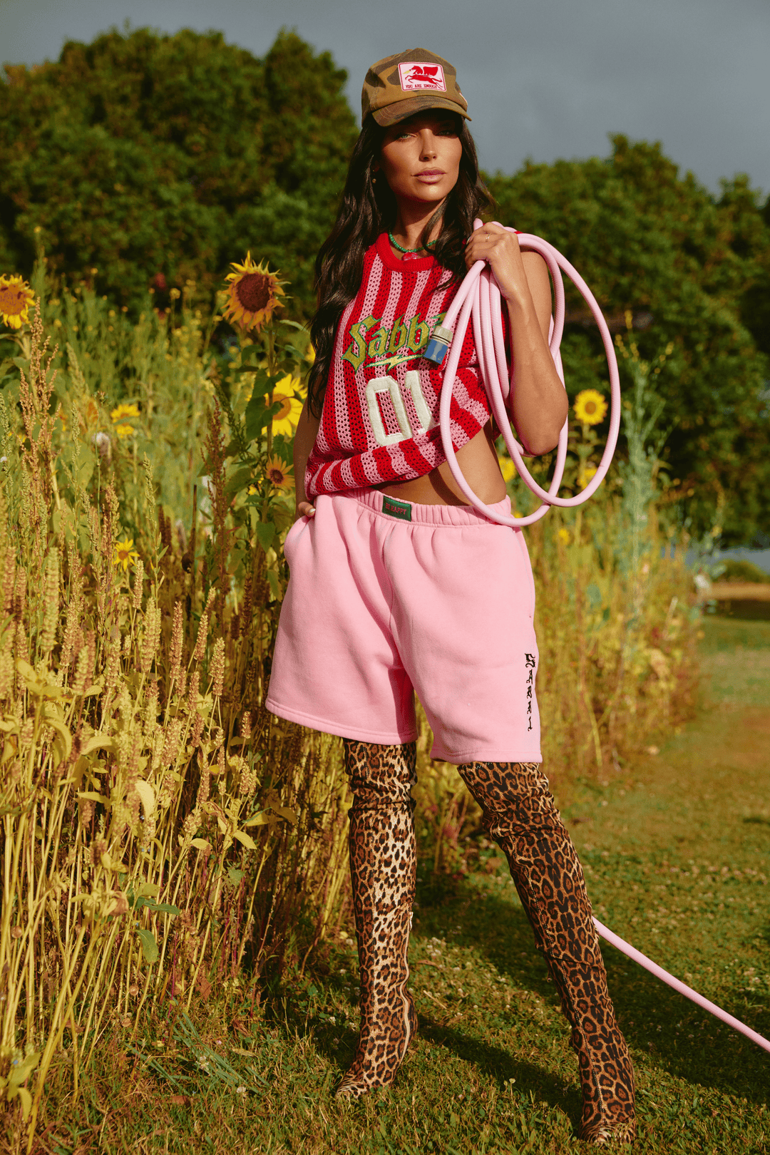 THE BE HAPPY SHORTS - PINK