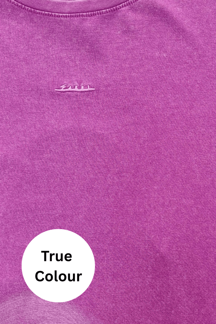 THE BABY GOT BACK LONG SLEEVE TEE - VIOLET