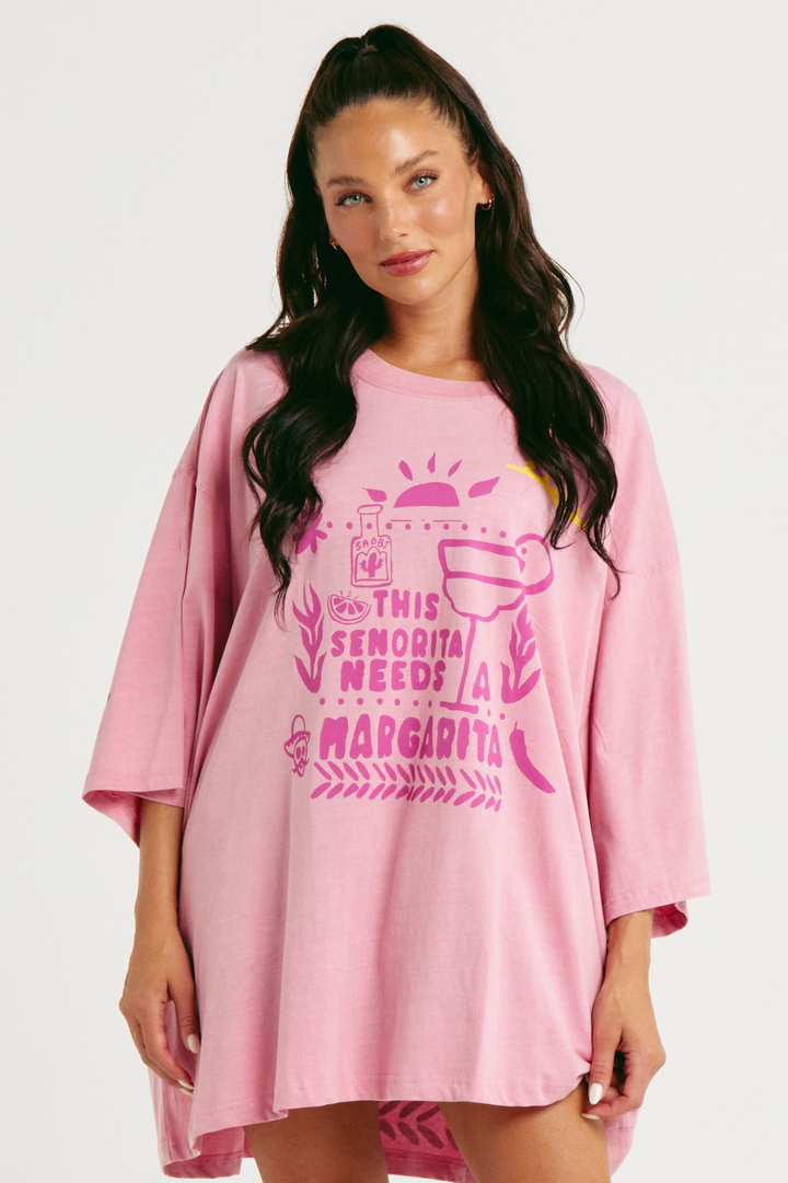 THE VERY OVERSIZED MARGIE TOUR TEE - BALI