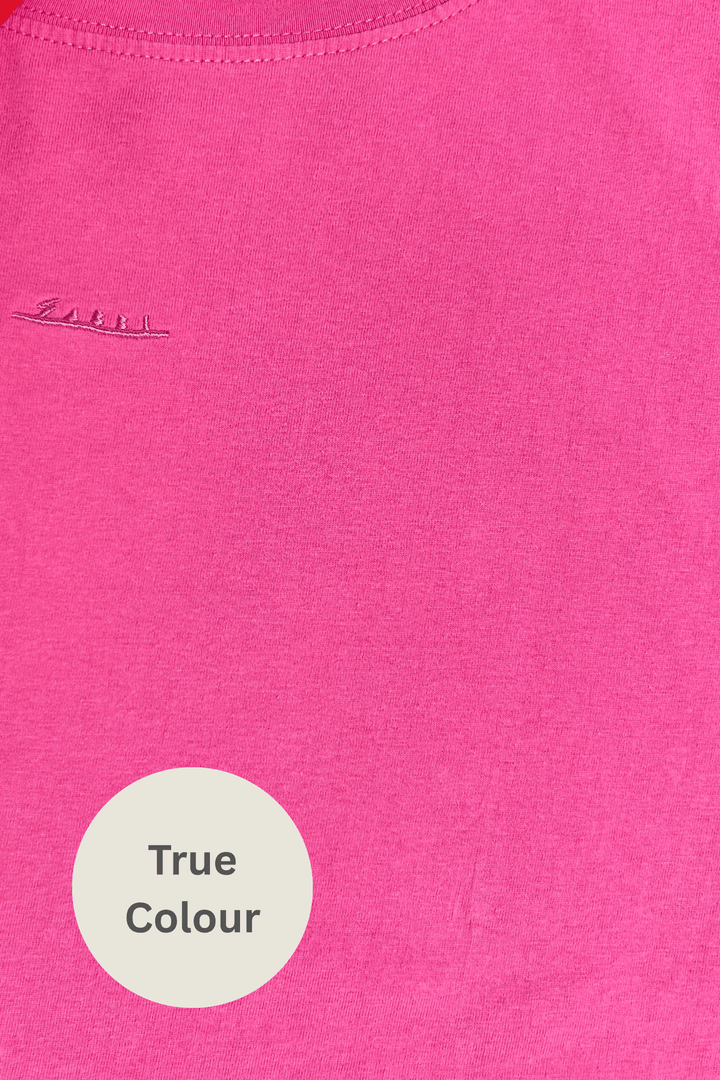 THE VERY OVERSIZED BASIC TEE - BRIGHT PINK