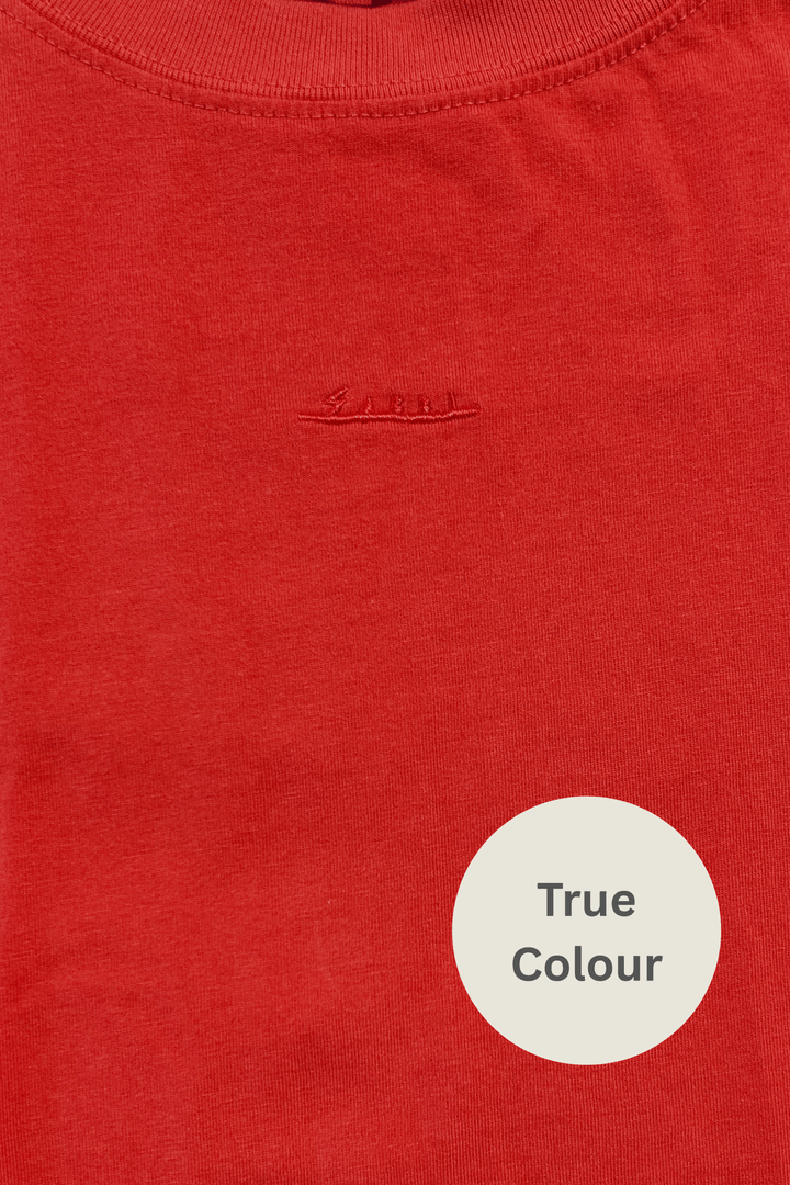 THE VERY OVERSIZED BASIC TEE - RED
