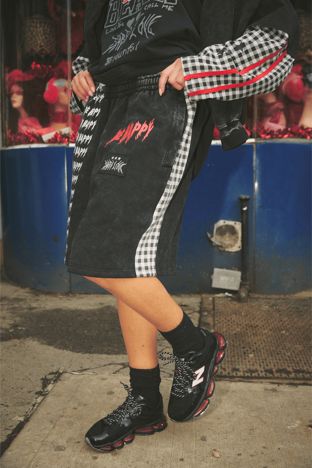 THE BE HAPPY GINGHAM SHORTS