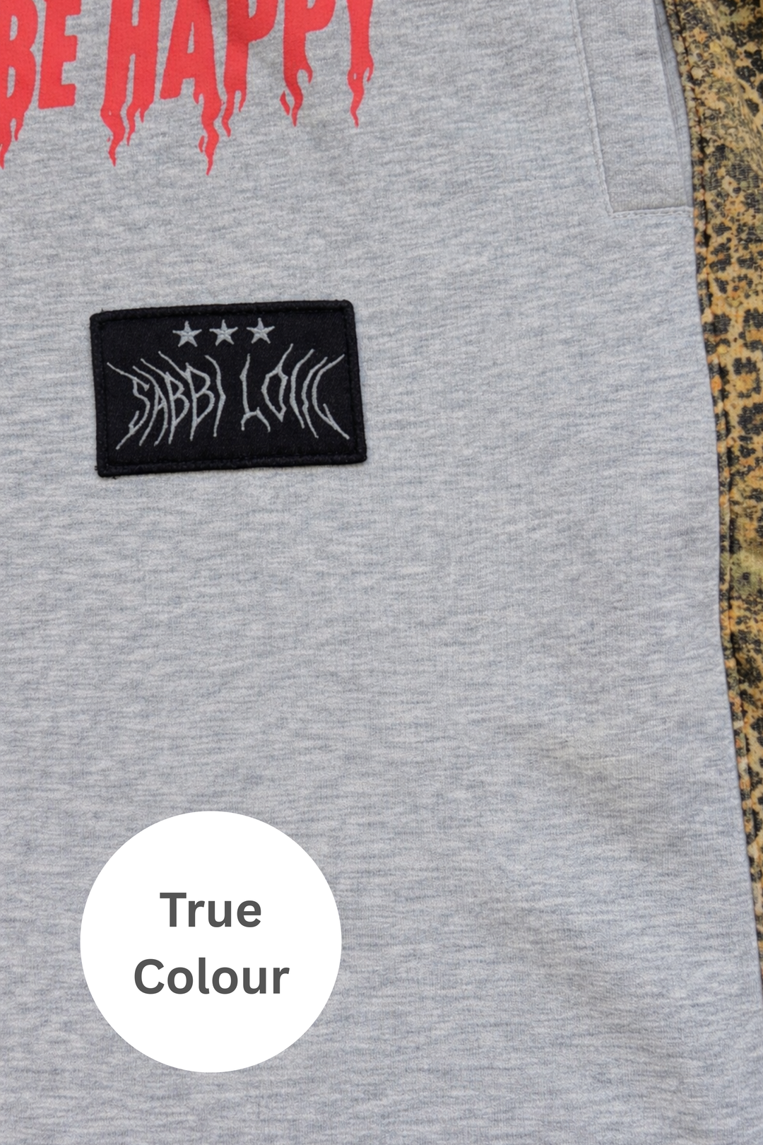 THE BE HAPPY LEOPARD SHORTS