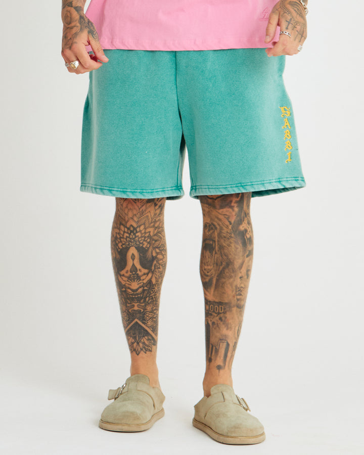 THE BE HAPPY SHORTS - GREEN