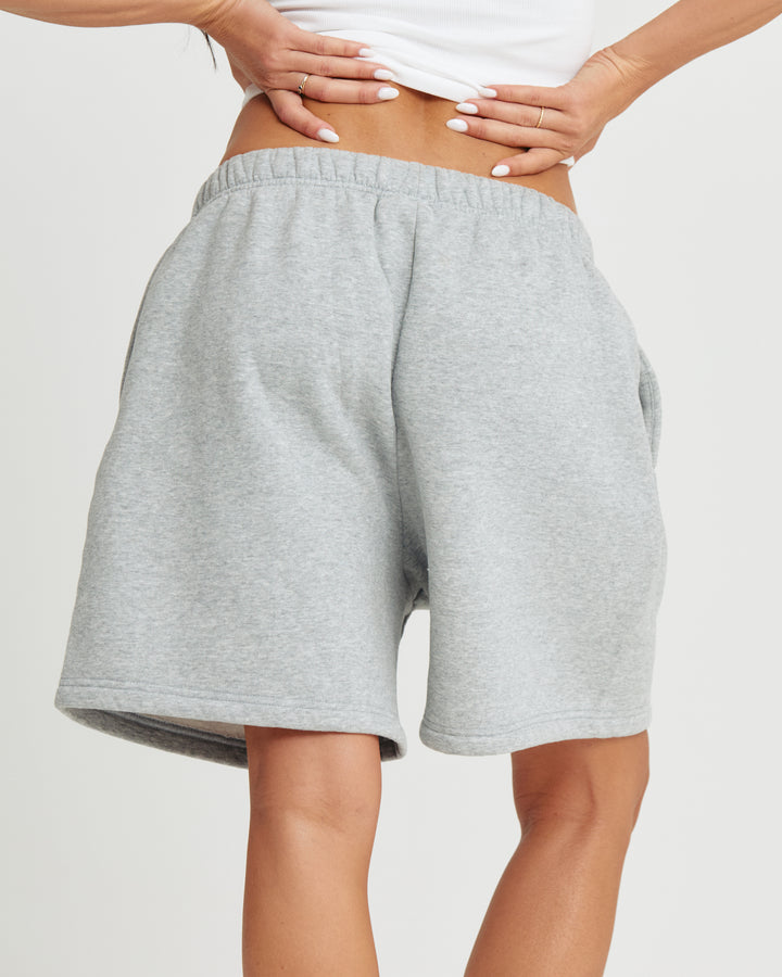 THE BE HAPPY SHORTS - GREY