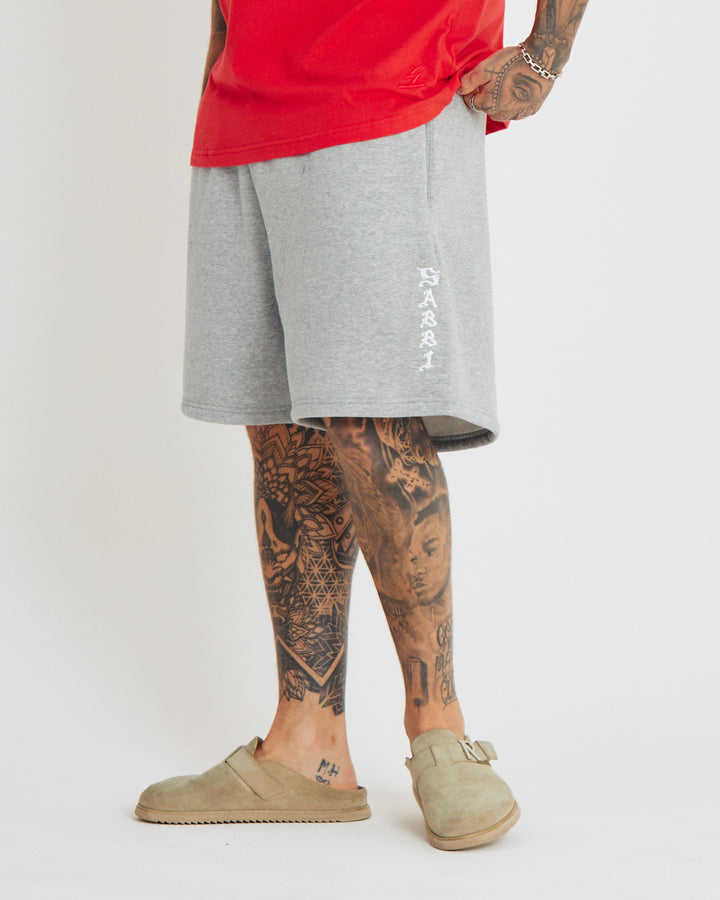 THE BE HAPPY SHORTS - GREY
