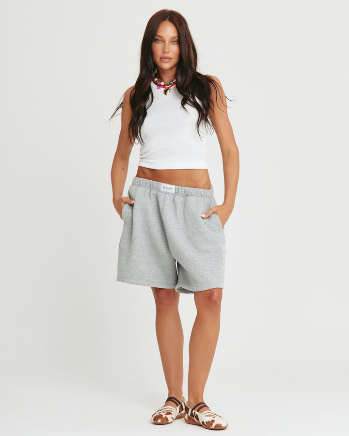 THE BE HAPPY SHORTS - GREY