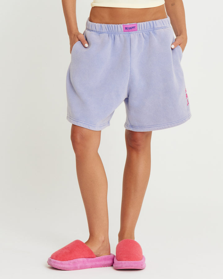 THE BE HAPPY SHORTS - LILAC