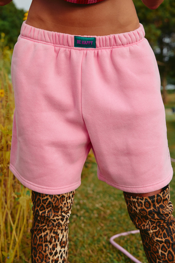 THE BE HAPPY SHORTS - PINK