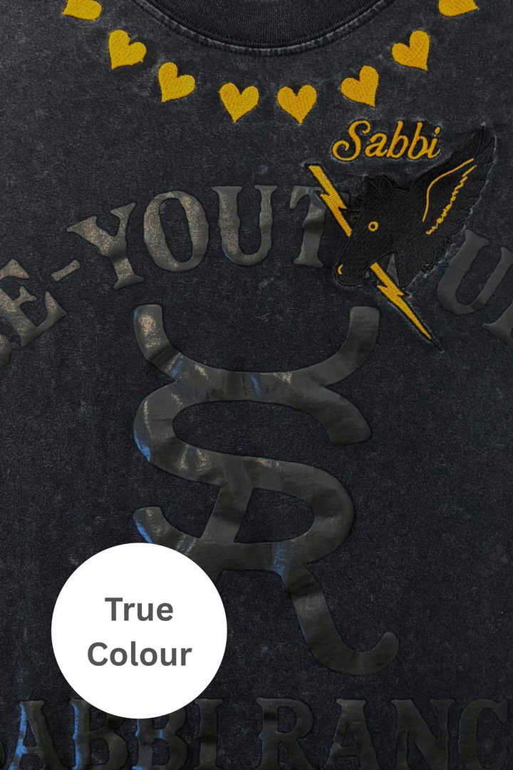 THE BE-YOUTIFUL RANCH TEE - BLACK