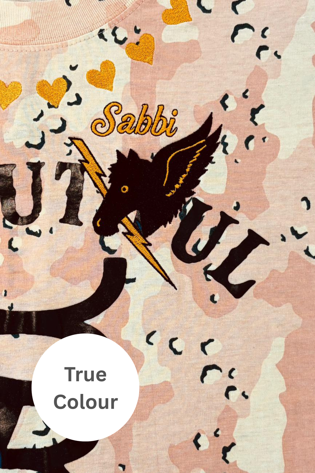 THE BE-YOUTIFUL RANCH TEE - PINK CAMO