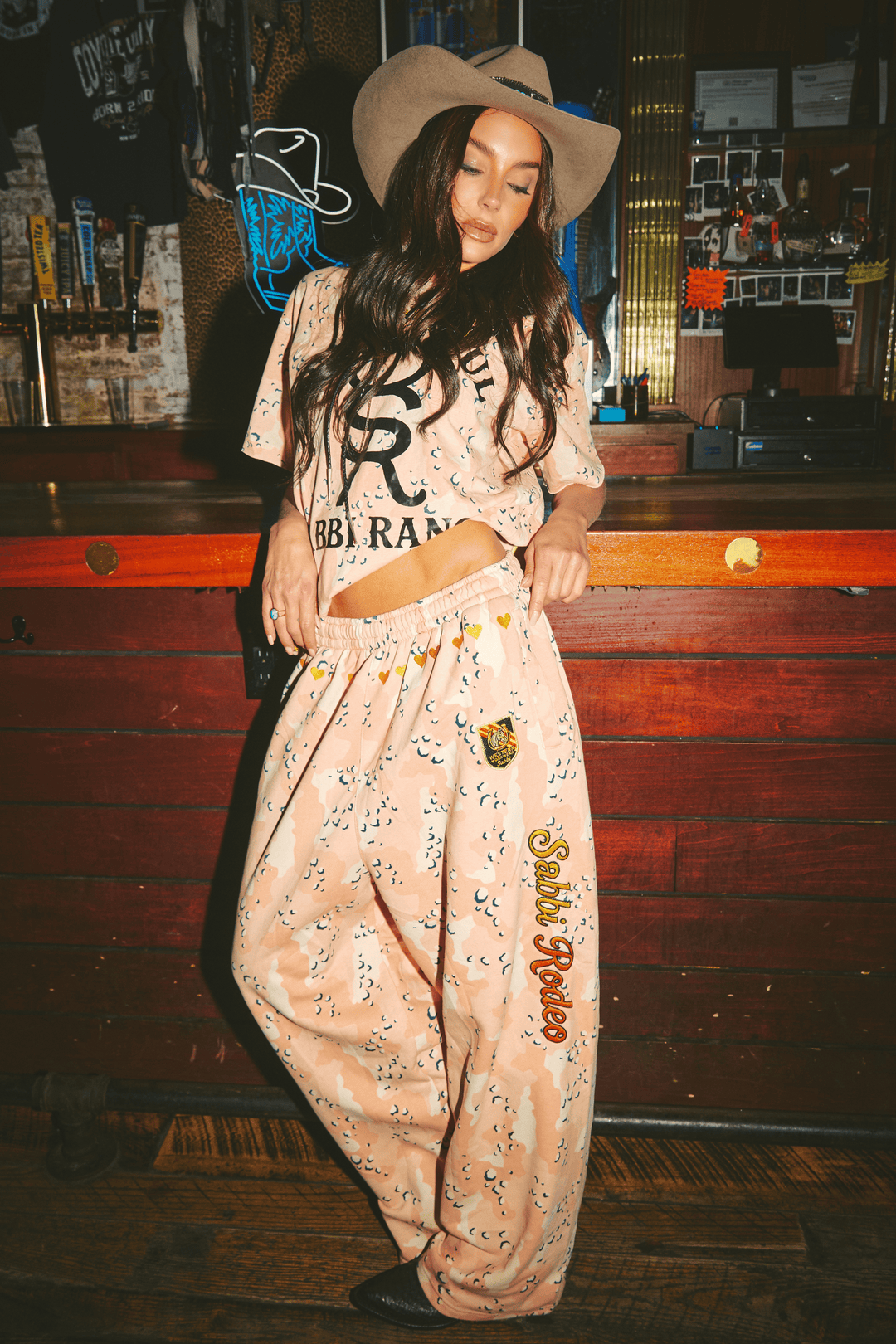 THE BE-YOUTIFUL RANCH TEE - PINK CAMO