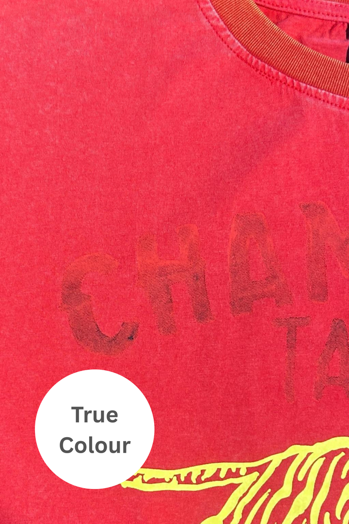 THE VERY OVERSIZED NUMERO UNO TEE - RED