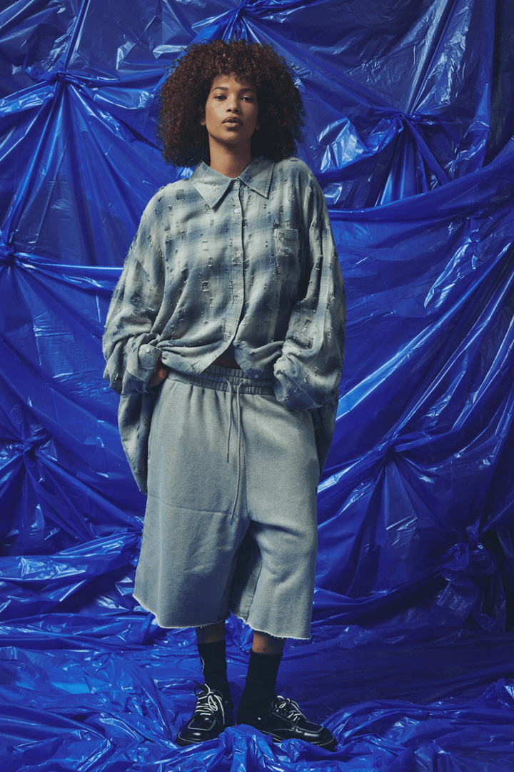 CHECK MATE SHORTS - BLUE