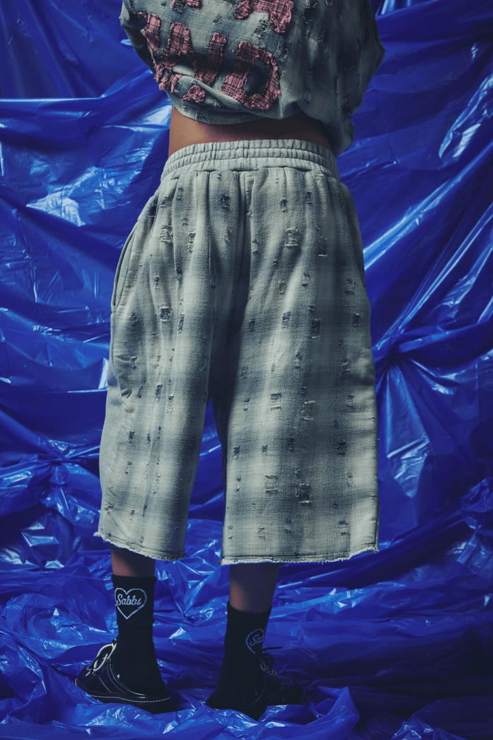 CHECK MATE SHORTS - BLUE