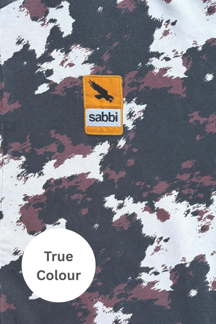 THE COW PRINT SABBI RANCH ZIP HOODIE