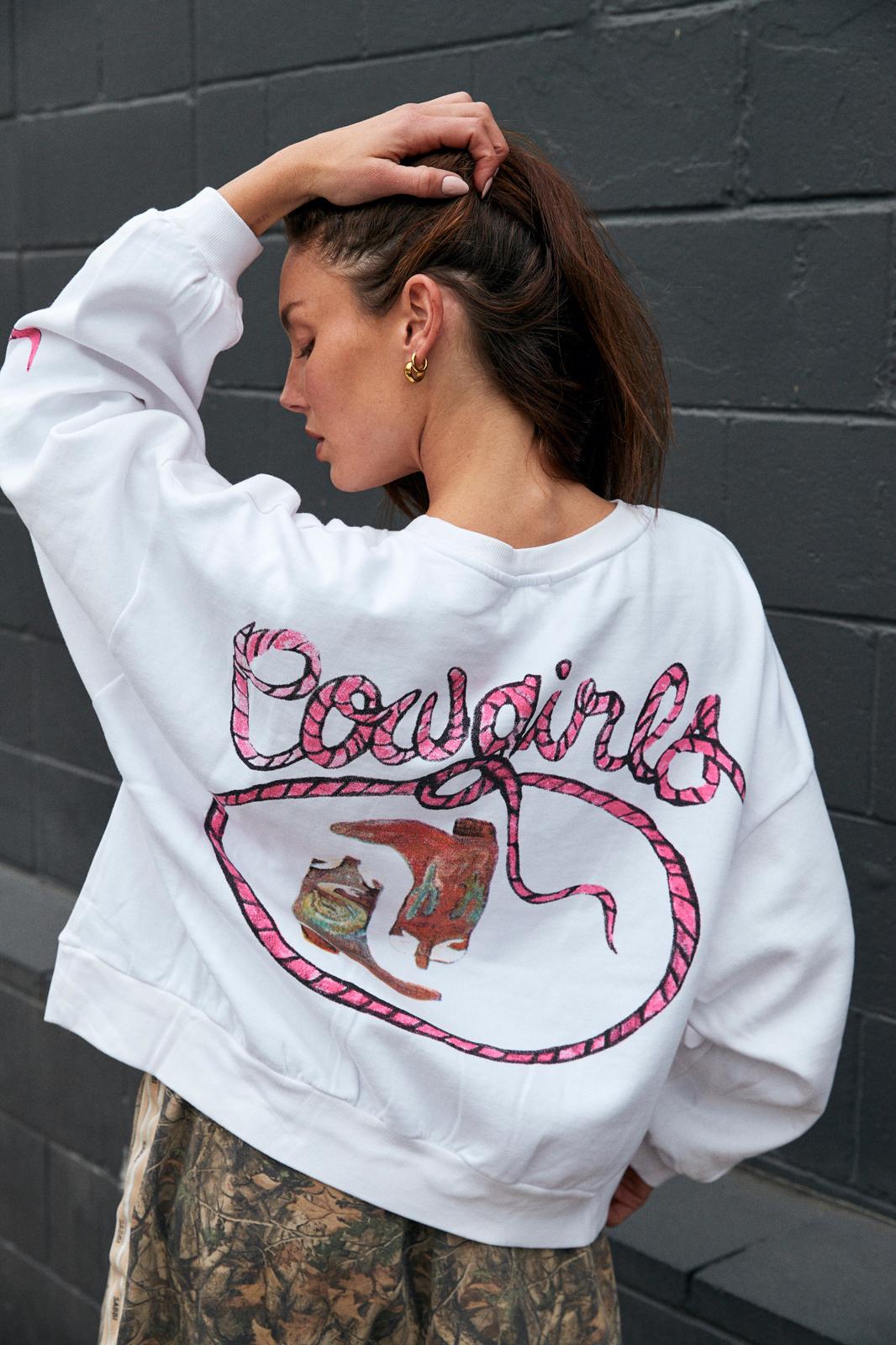 THE CALI JUMPER - CRAZY HORSE - WHITE