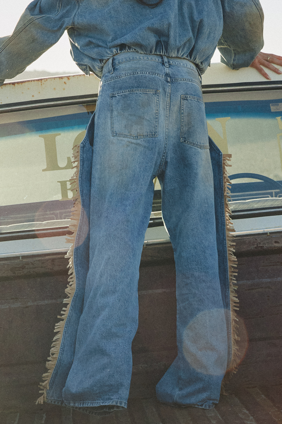 THE DIRTY DEEDS DENIM CHAPS