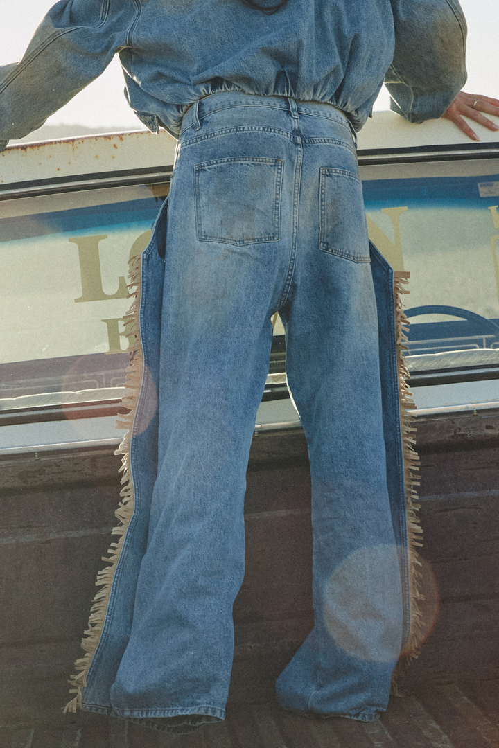 THE DIRTY DEEDS DENIM CHAPS