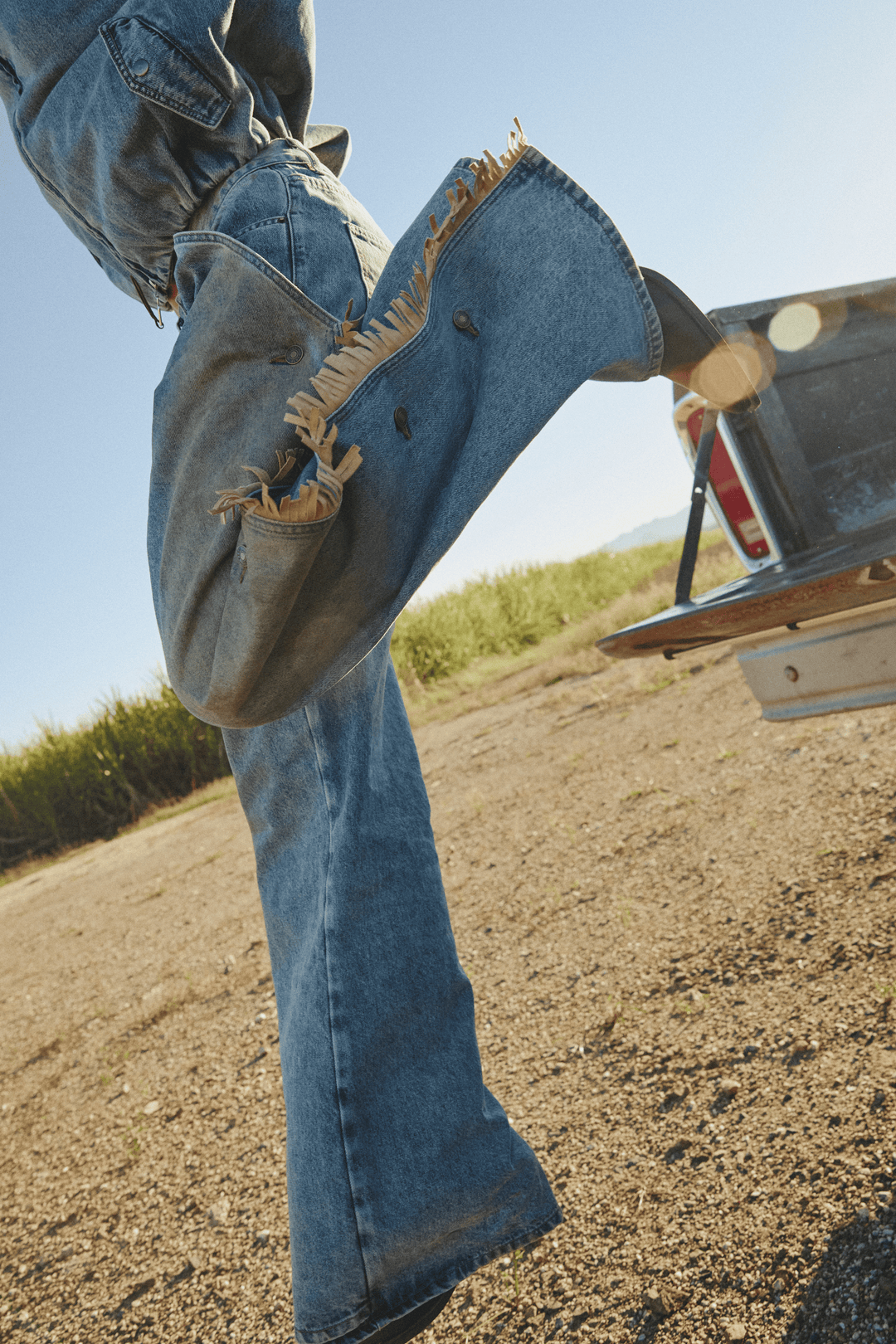 THE DIRTY DEEDS DENIM CHAPS