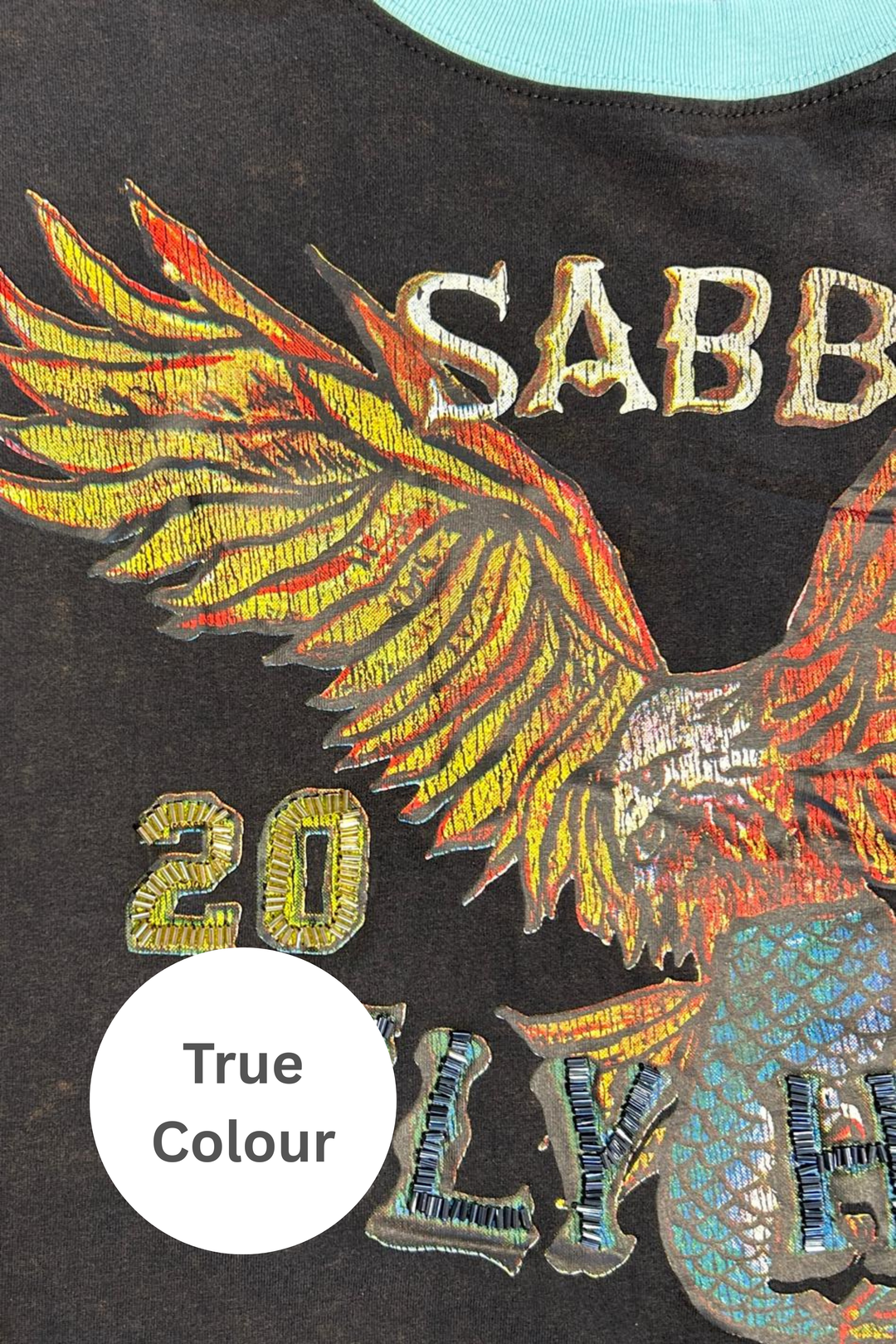 THE VERY OVERSIZED FLY HIGH TEE - BLACK