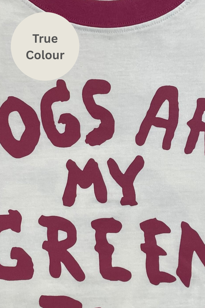 THE VERY OVERSIZED GREEN FLAG TEE - OFF WHITE