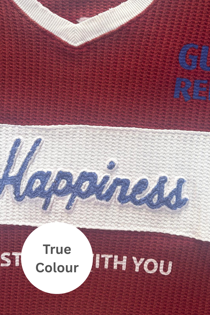 THE HAPPINESS TOP - MAROON