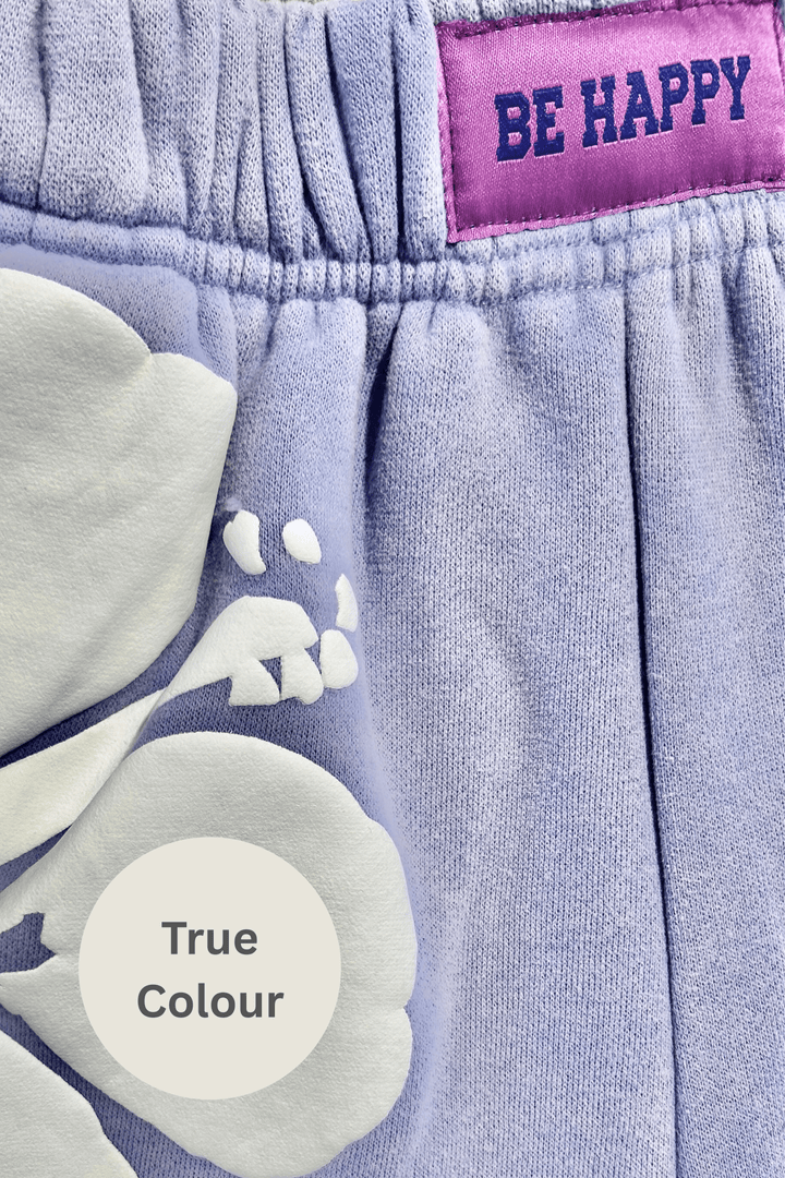 THE HAPPY HIBISCUS SHORTS - LILAC