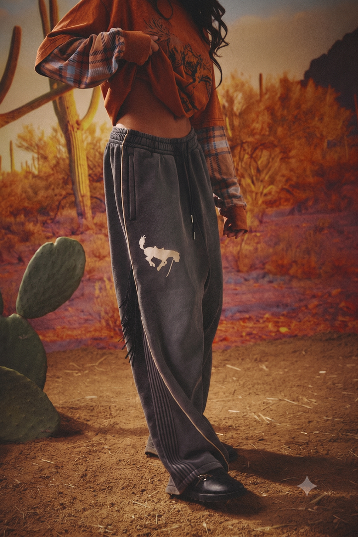 THE HAPPY CHAP WIDE LEG SWEAT PANTS