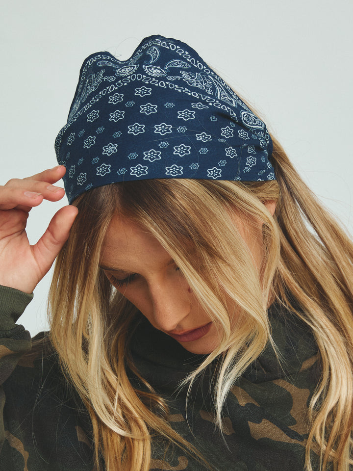 HEAD HUG - HEAD SCARF - NAVY