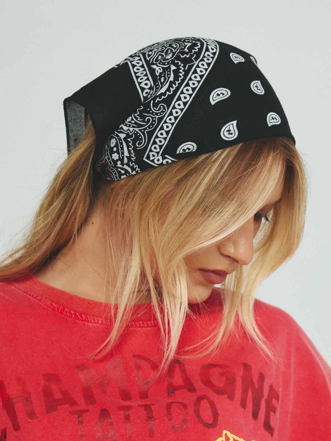 HEAD HUG BANDANA - BLACK