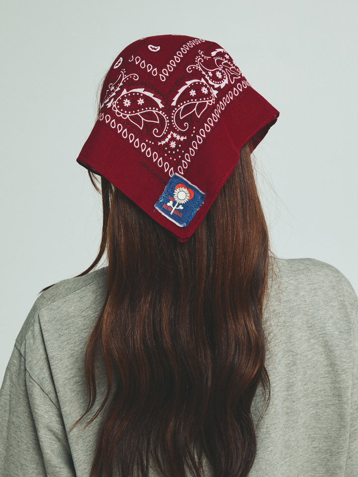 HEAD HUG BANDANA - BURGUNDY