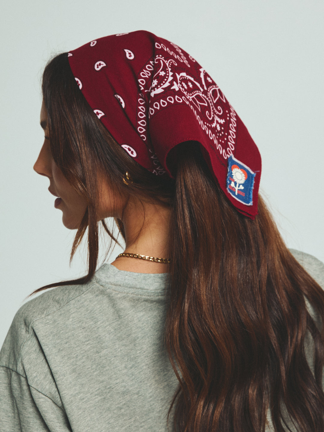 HEAD HUG BANDANA - BURGUNDY