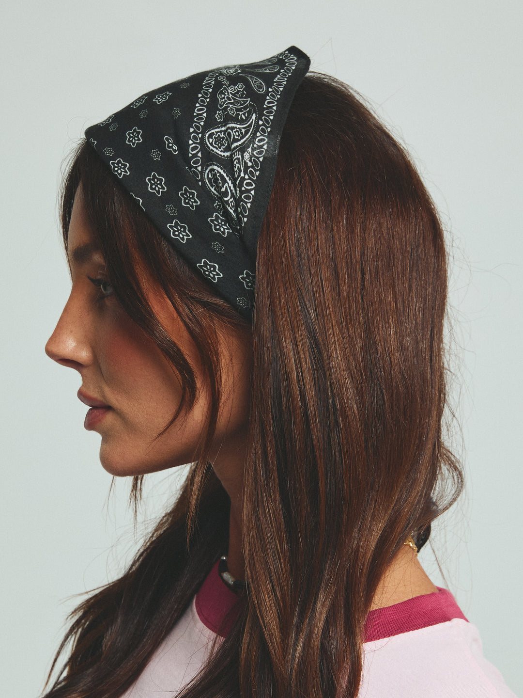 HEAD HUG - HEAD SCARF - BLACK