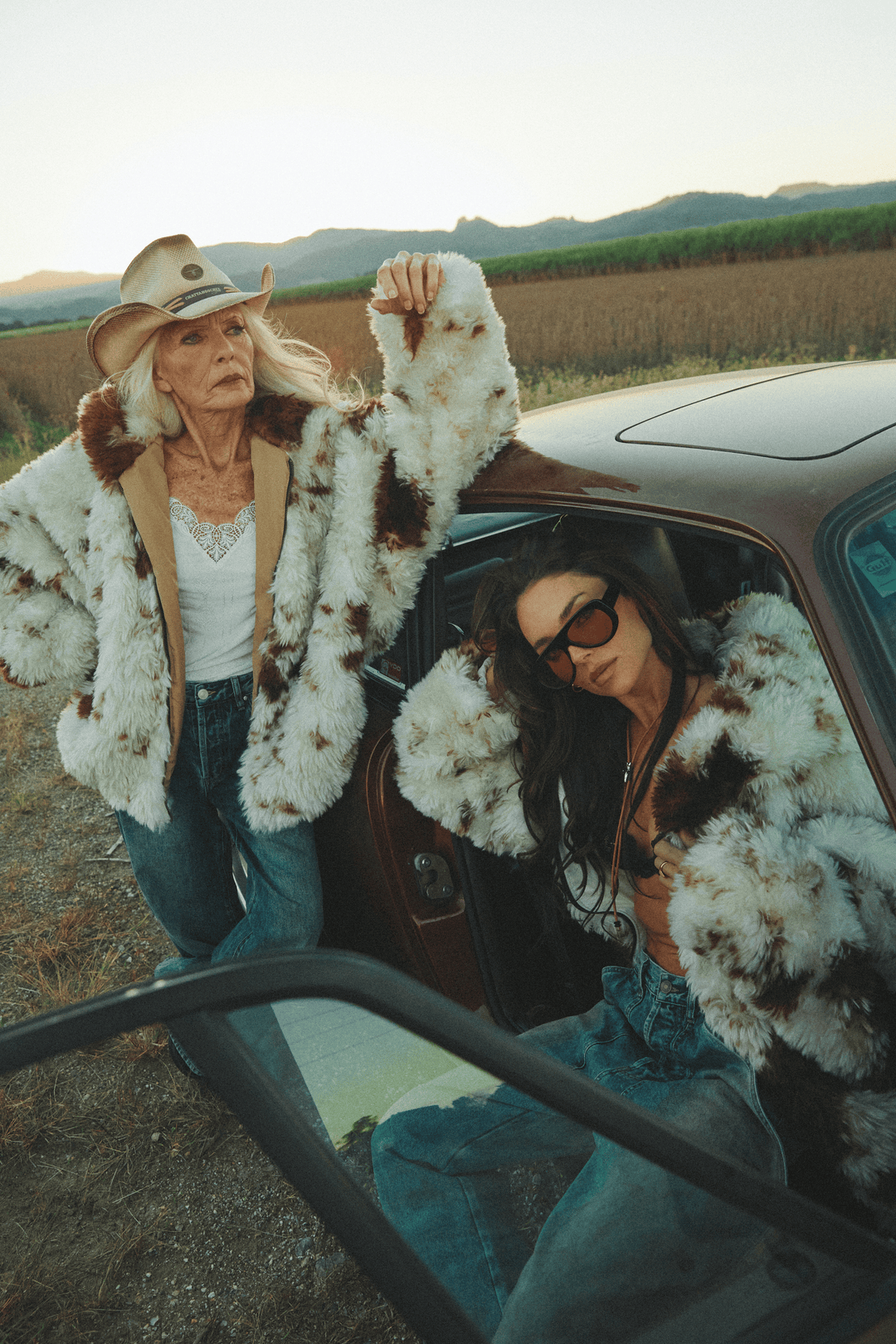 THE HOLY COW FAUX FUR JACKET